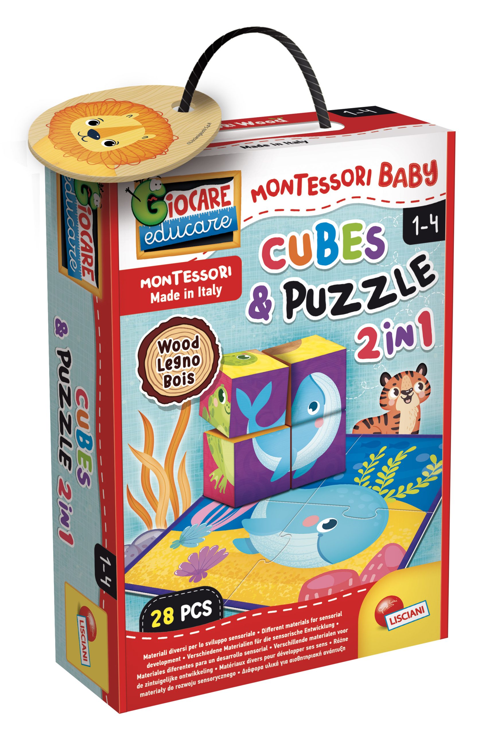 Photo 1 of the game MONTESSORI CUBES AND PUZZLE