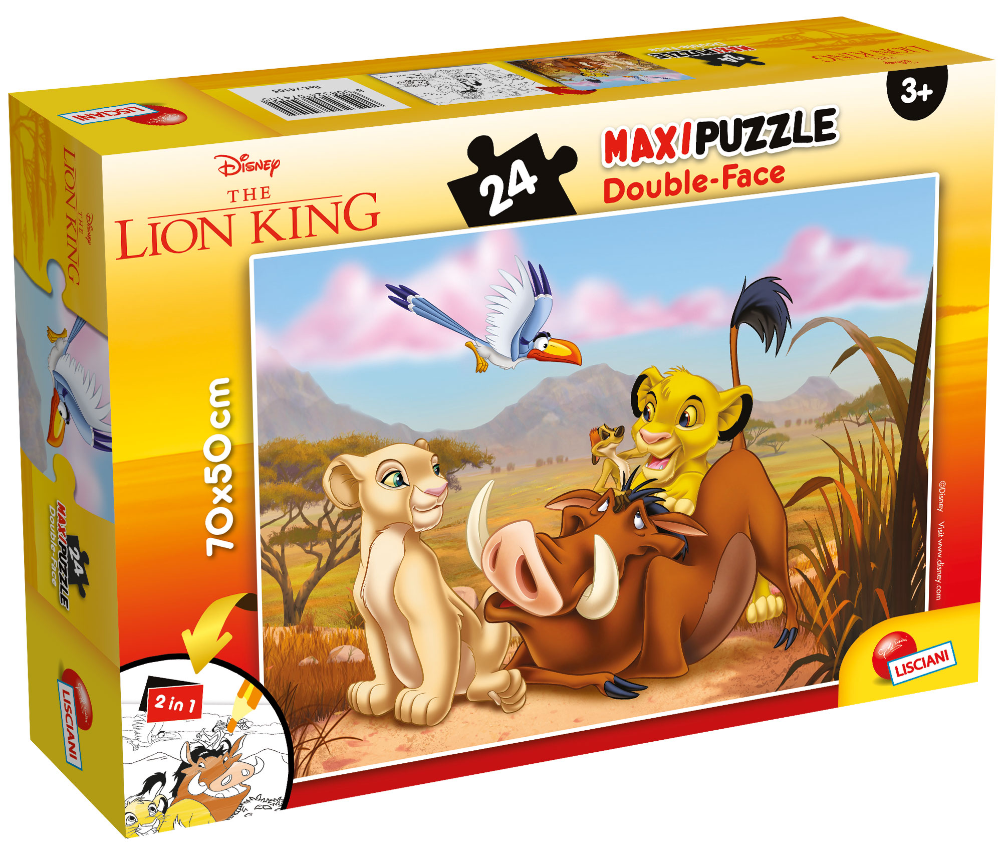 Photo 1 of the game DISNEY PUZZLE DF SUPERMAXI 24 THE LION KING