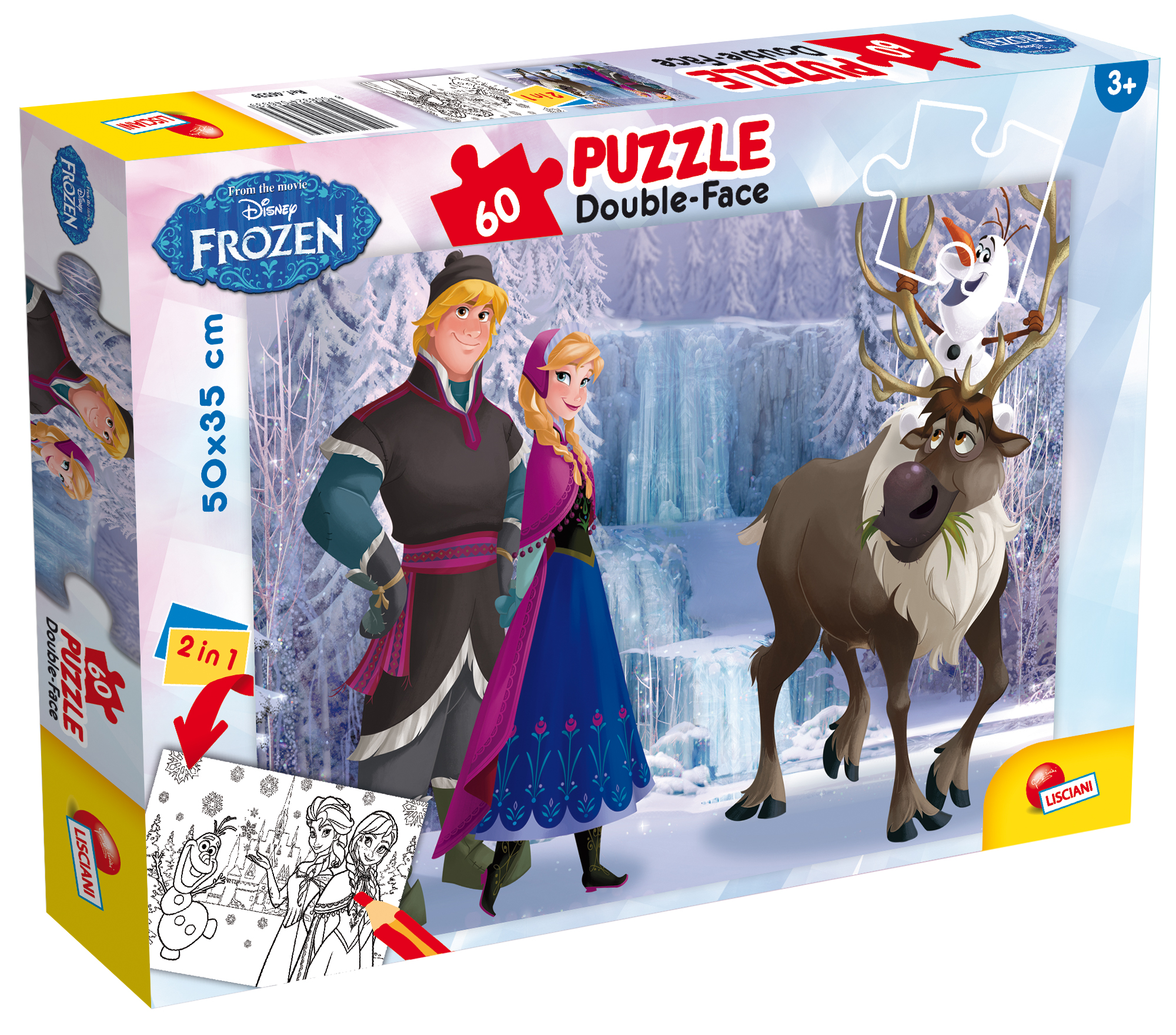 Photo 1 of the game DISNEY PUZZLE DF PLUS 60 FROZEN - THE ICELAND