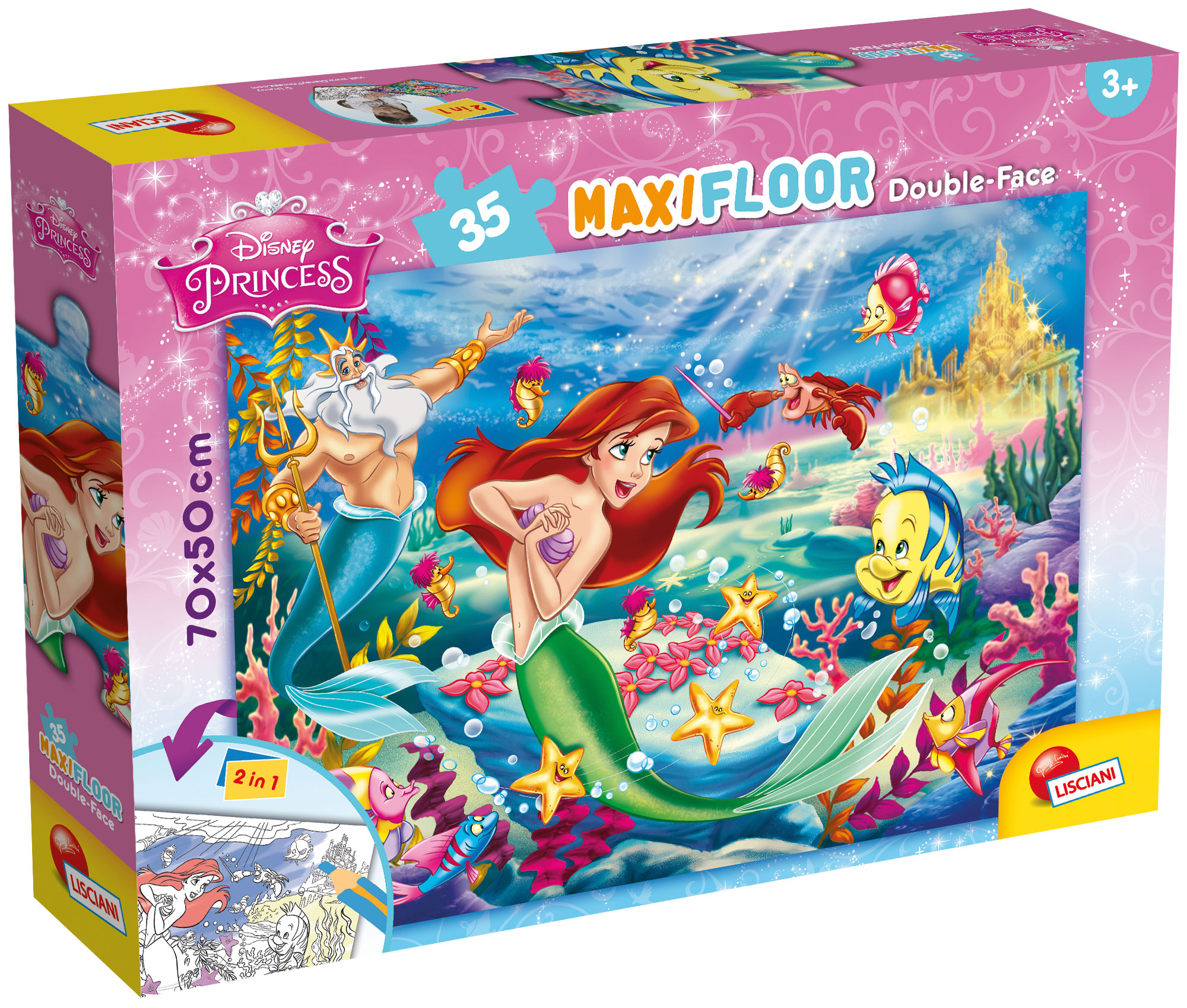 Photo 1 of the game DF SUPERMAXI PUZZLE 35 THE LITTLE MERMAID
