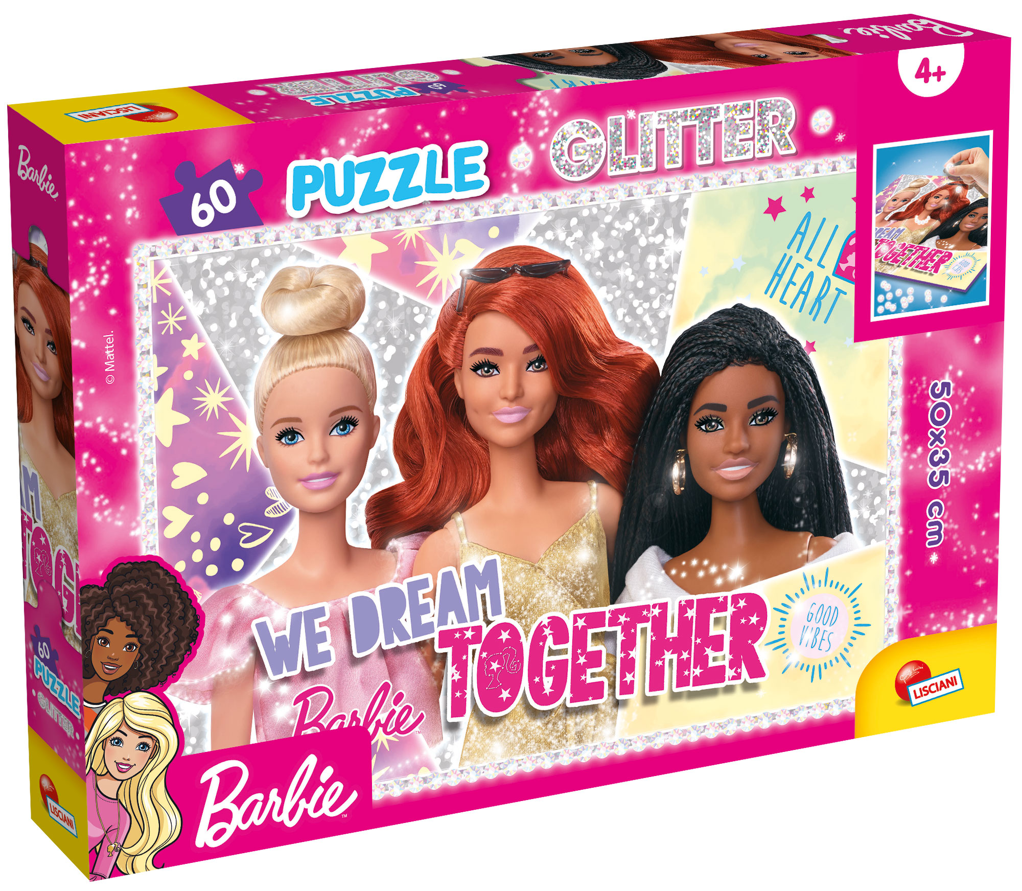 Photo 1 of the game BARBIE PUZZLE GLITTER PLUS 60 - SELFIE!