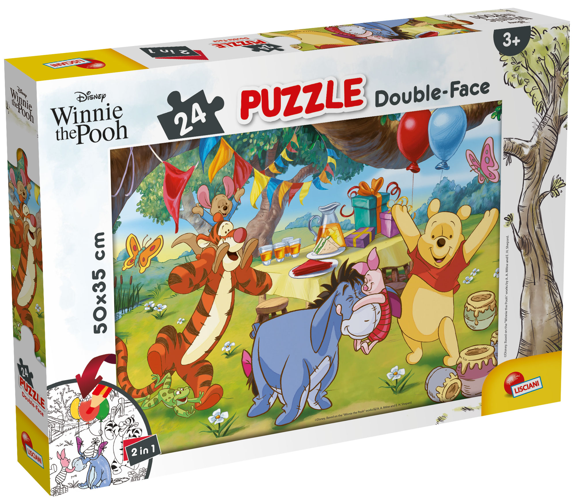Photo 1 of the game PUZZLE DF PLUS 24 WINNIE THE POOH