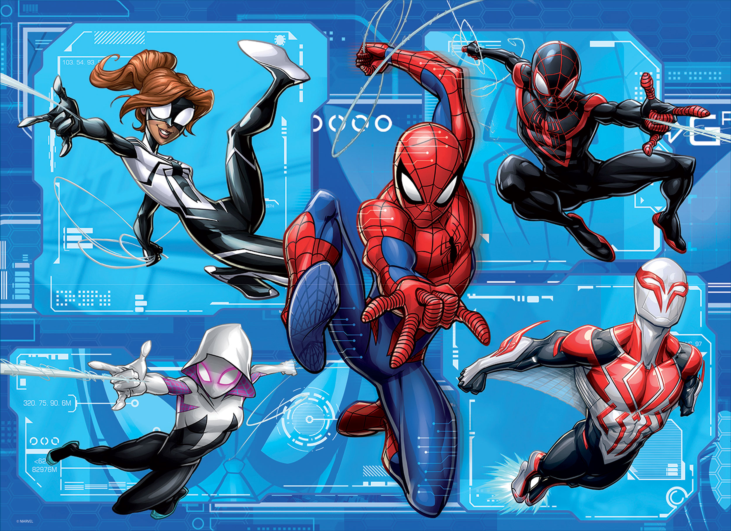 Foto 2 del gioco MARVEL PUZZLE DF MAXI FLOOR 108 SPIDER-MAN