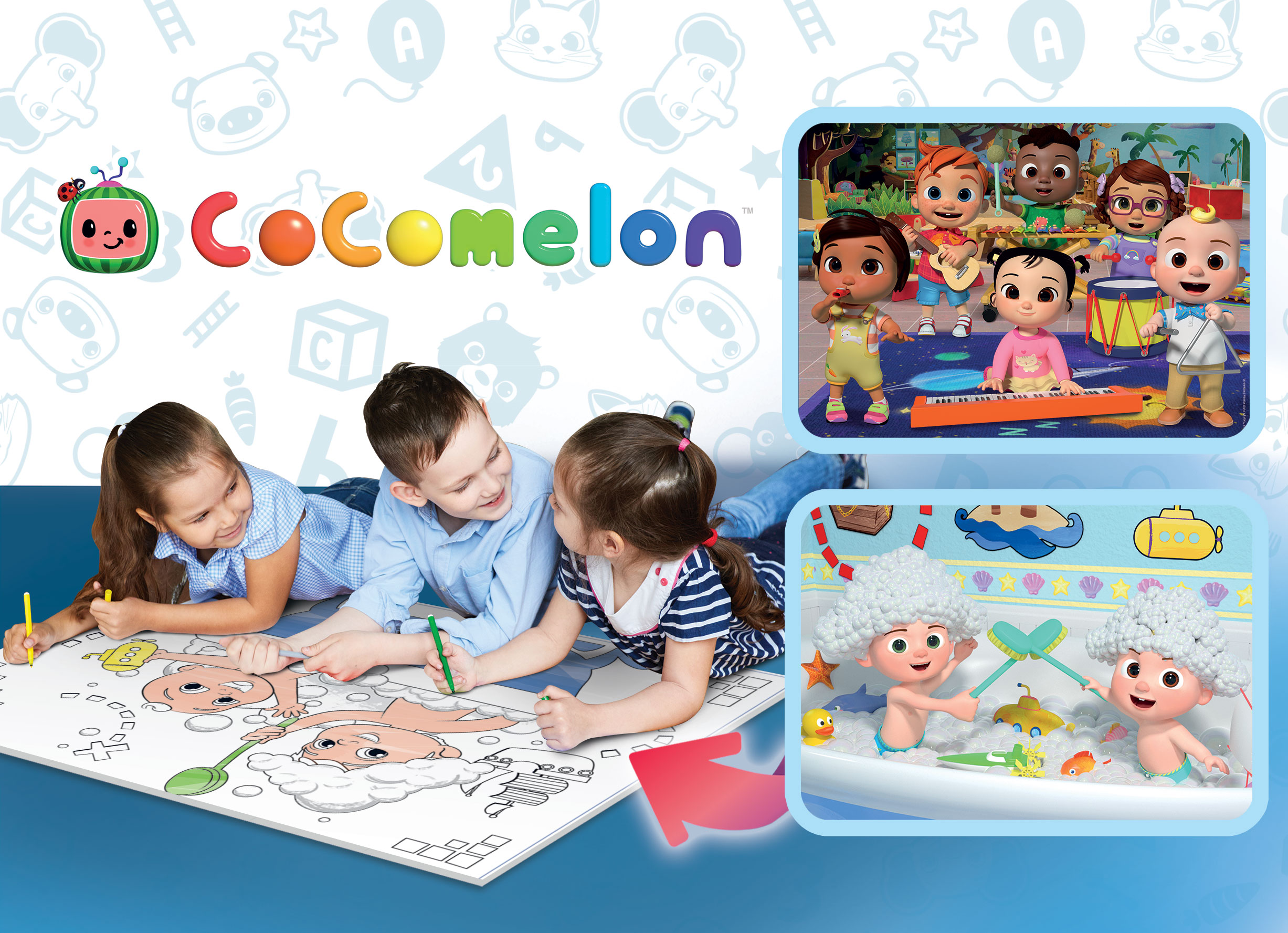Photo 6 of the game COCOMELON DF MAXIFLOOR 2X24 - LET'S BUILD!