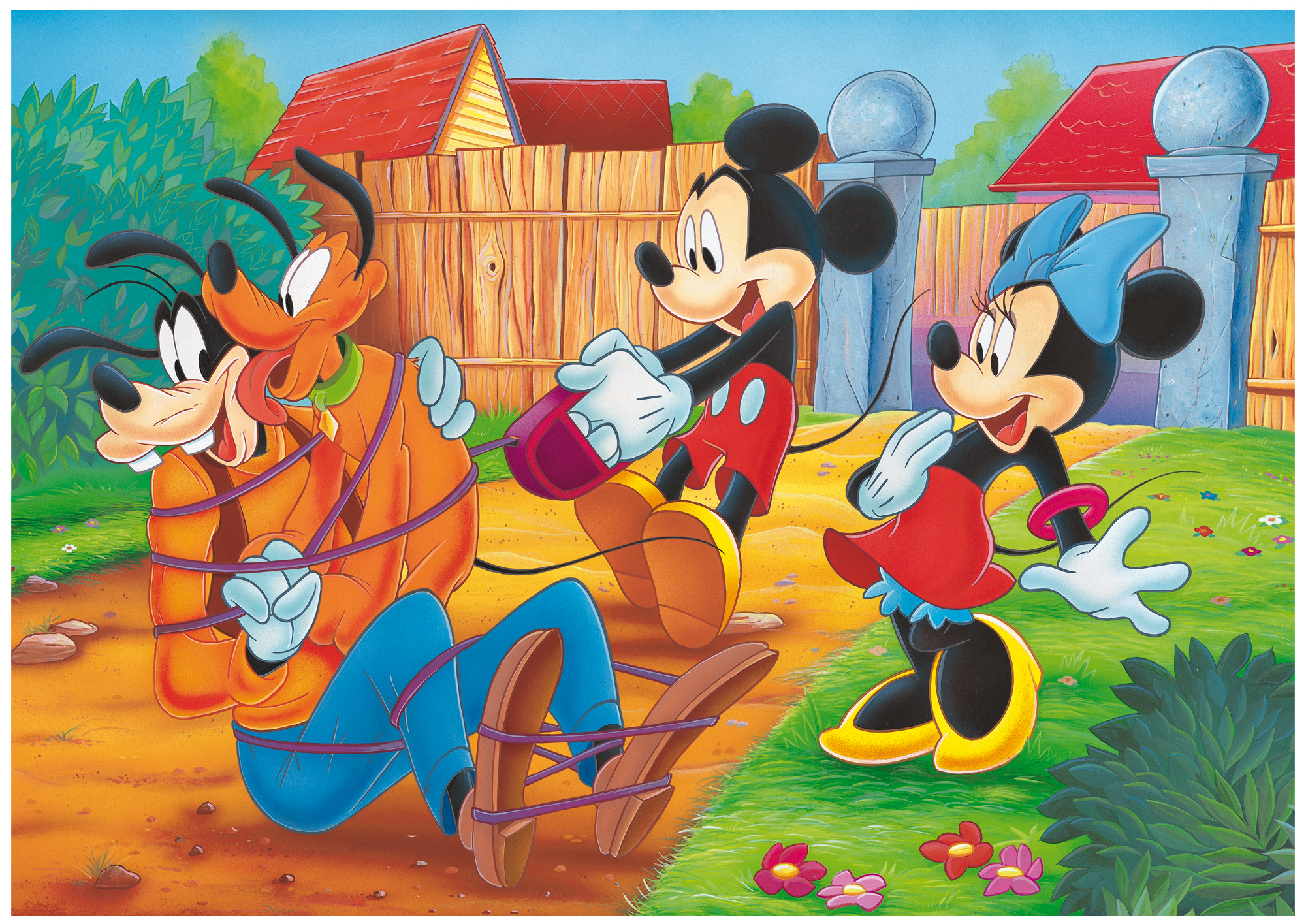 Photo 2 of the game DISNEY PUZZLE DF SUPERMAXI 108 MICKEY MOUSE - MY FRIENDS