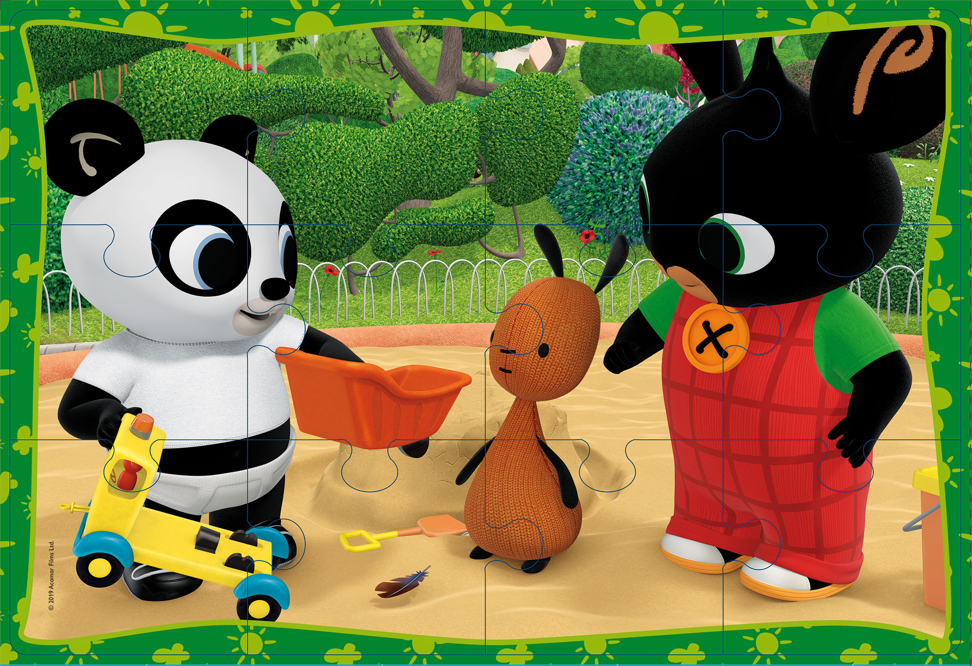 Photo 3 of the game BING PUZZLE MAXIFLOOR 2 X 12  - BING AND HIS FRIENDS!