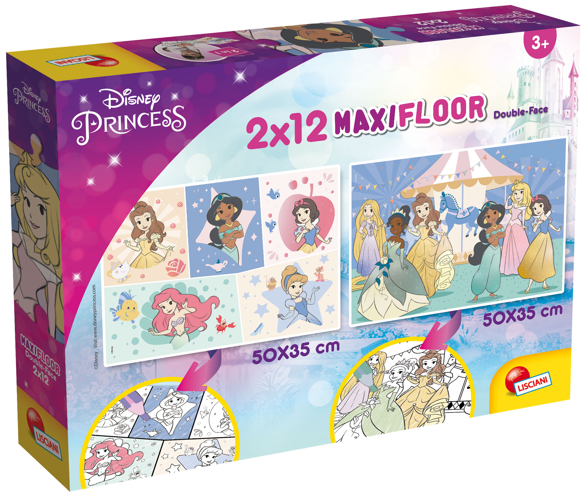 Photo 1 of the game DISNEY PUZZLE MAXIFLOOR 2 x 12 PRINCESS