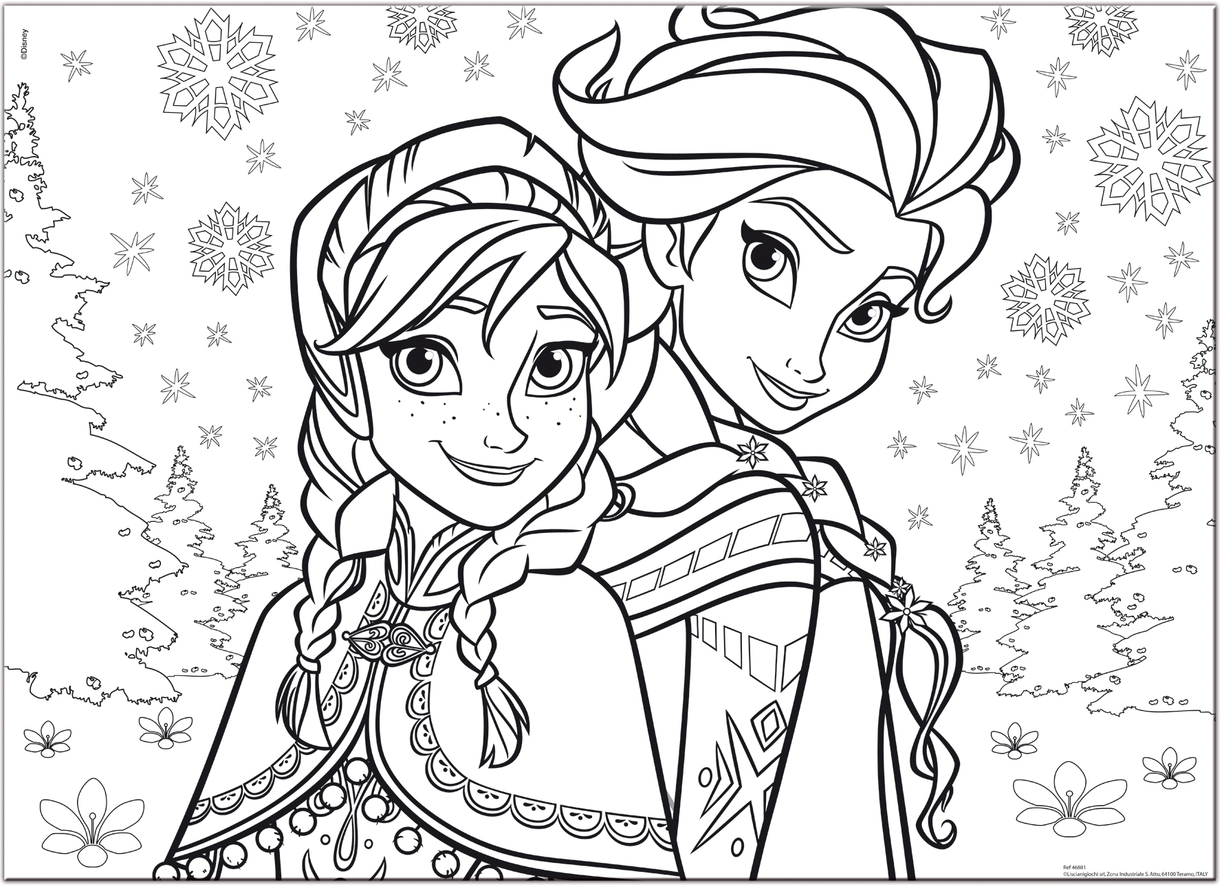 Photo 3 of the game DISNEY PUZZLE DF SUPERMAXI 60 FROZEN - SISTERS FOREVER