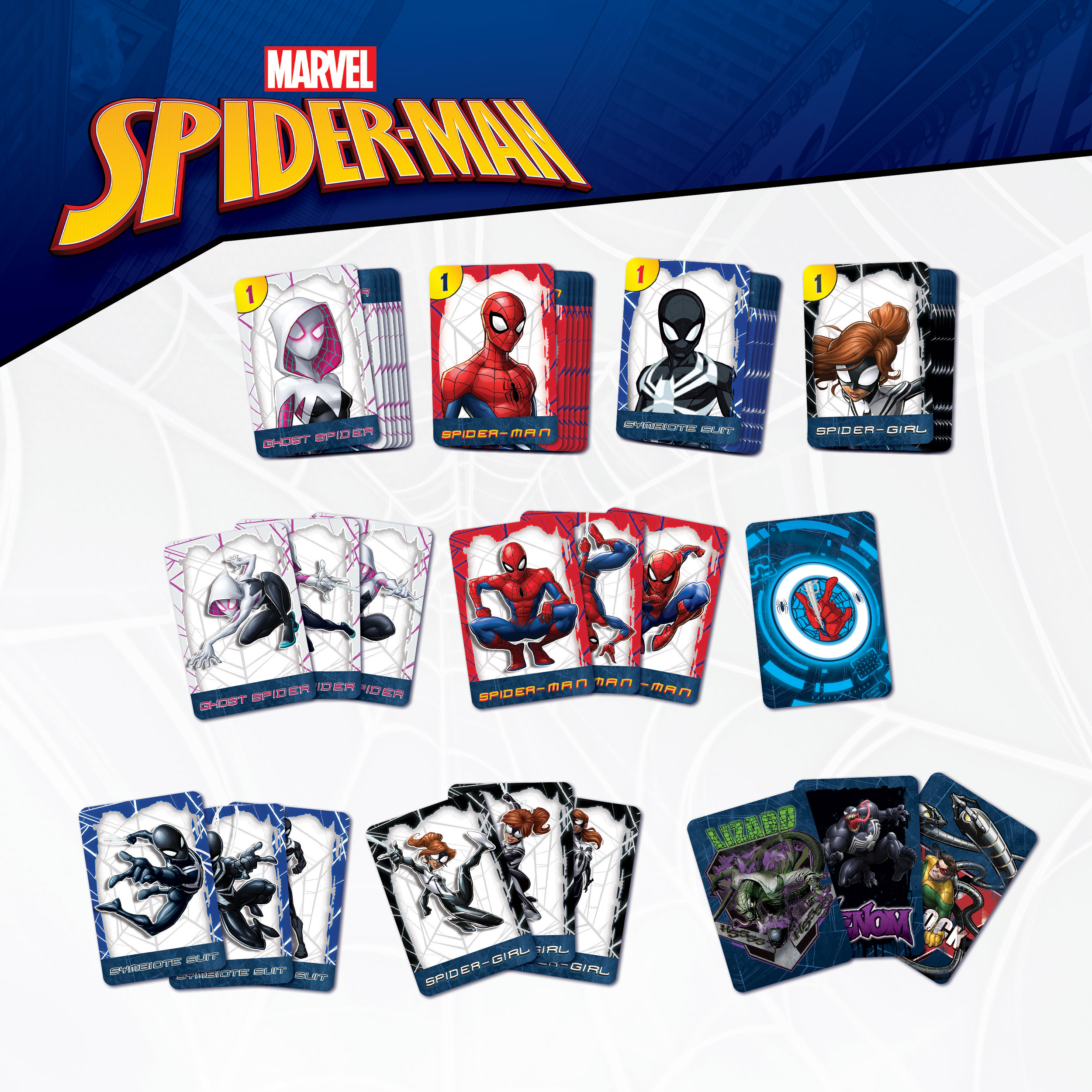 Foto 3 del gioco SPIDER-MAN SUPER HERO CARD GAME IN DISPLAY