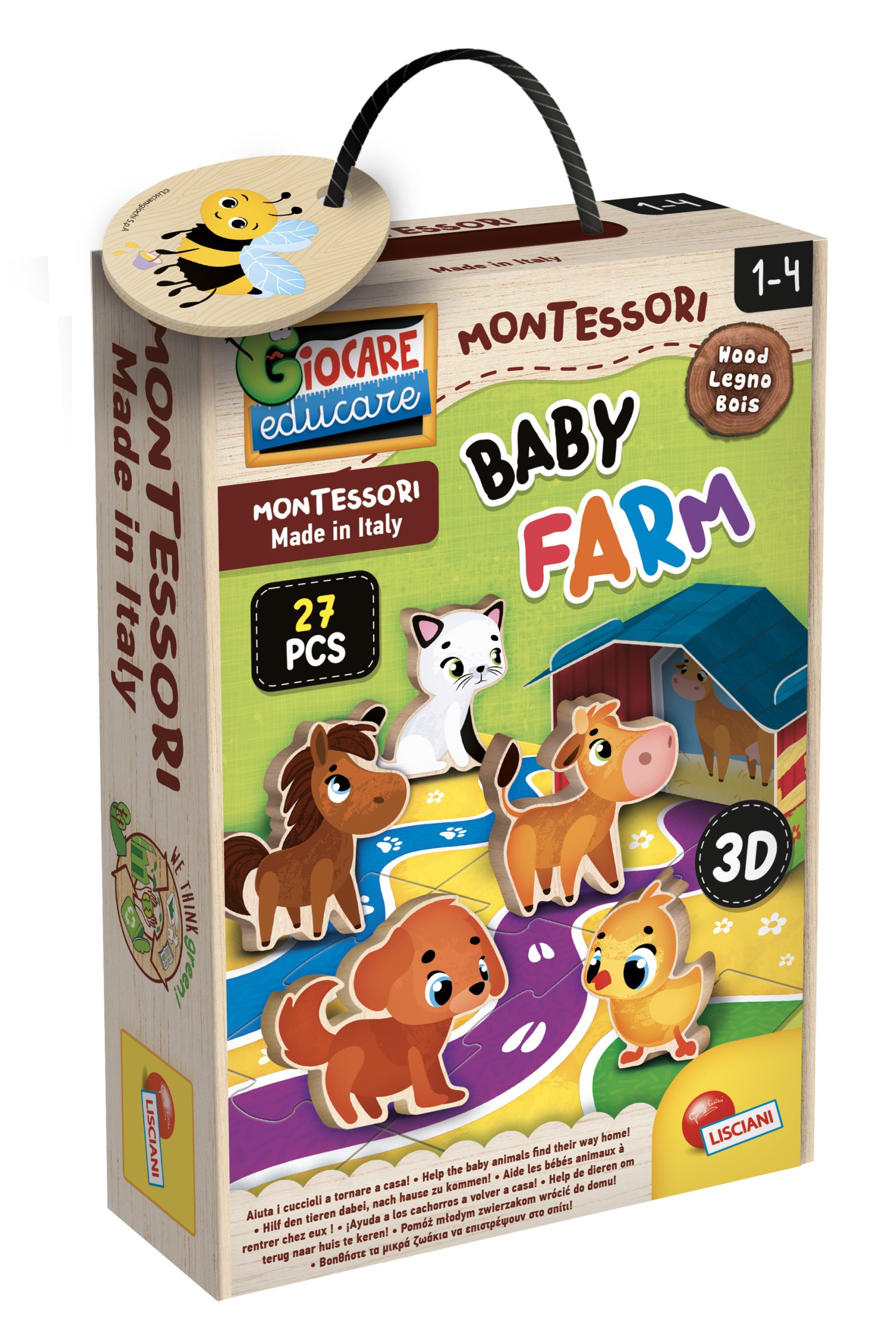 Foto 1 del gioco MONTESSORI BABY WOOD BABY FARM