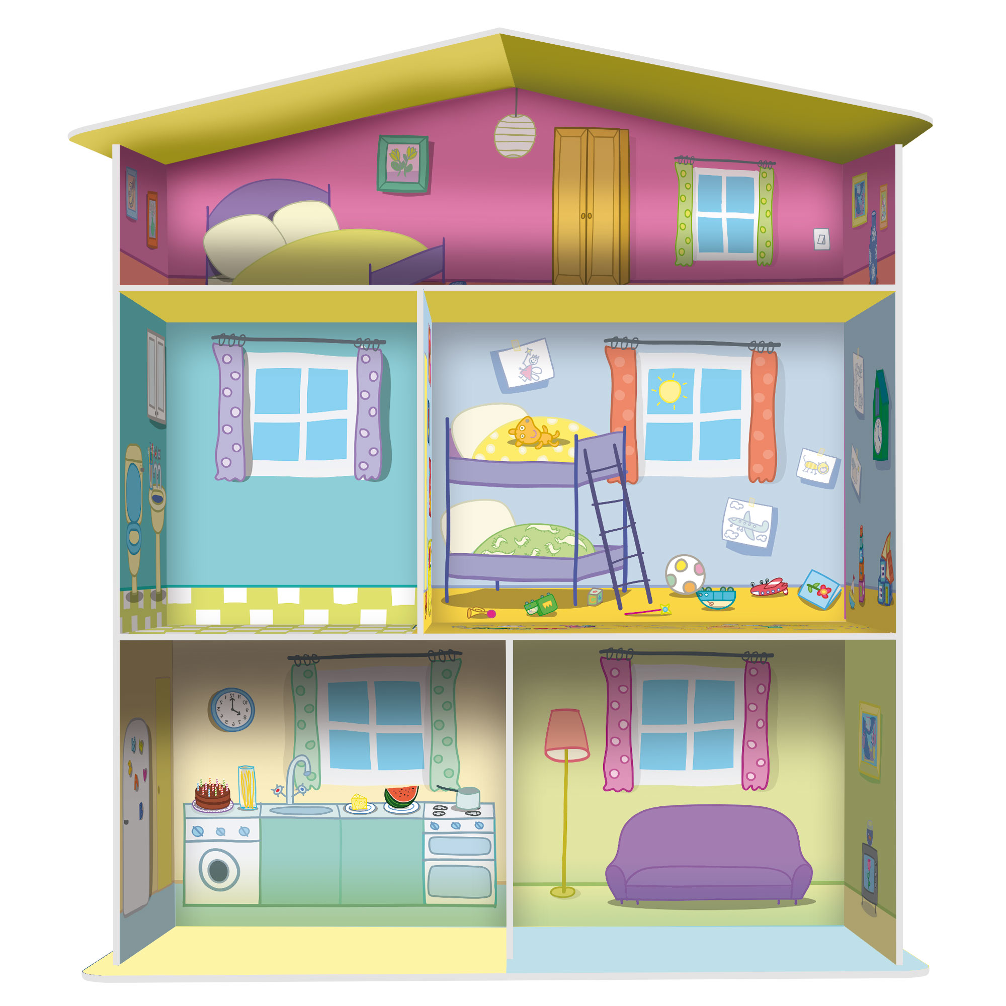 Photo 2 of the game PEPPA PIG LEARNING HOUSE 3D