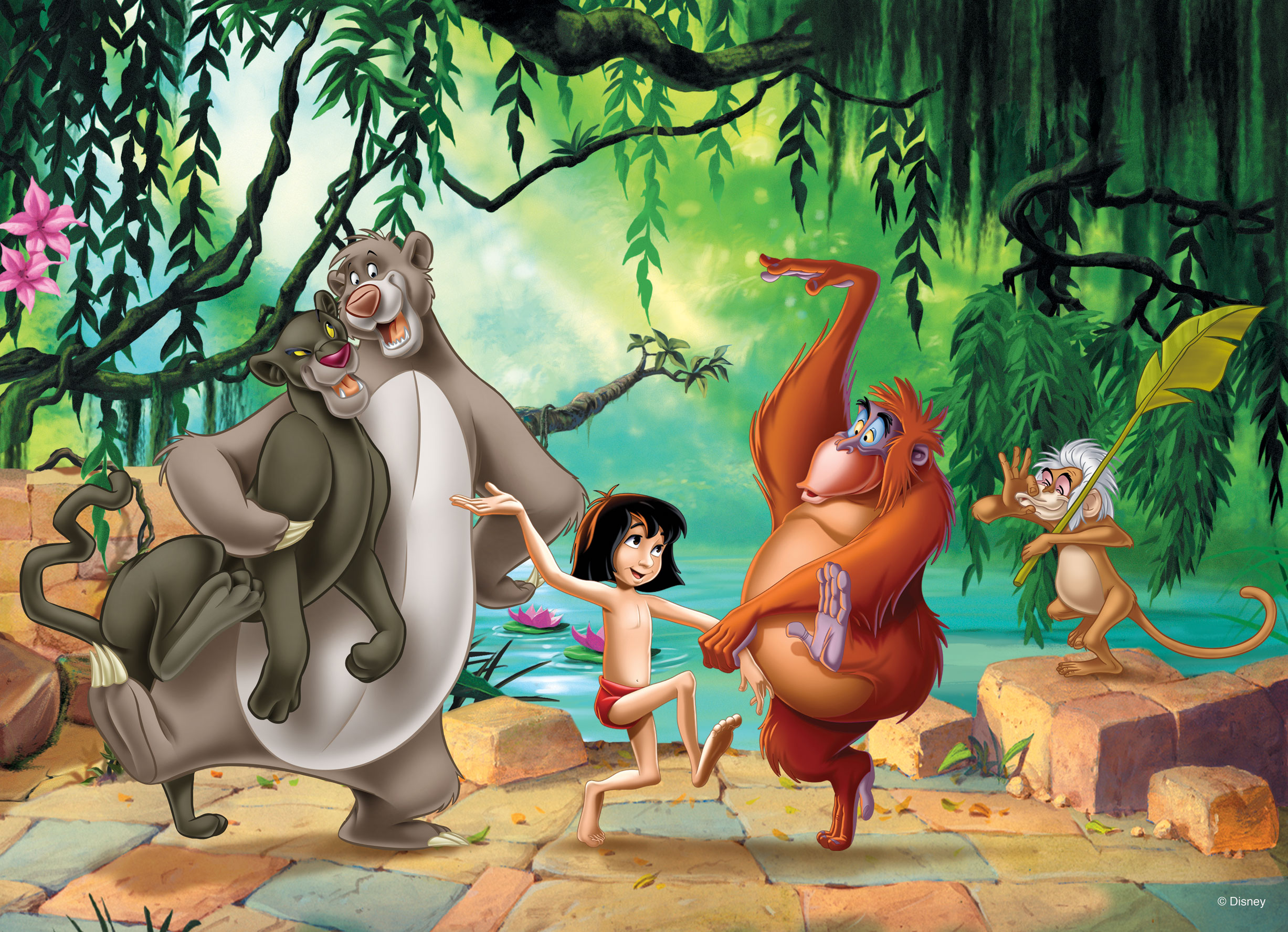 Photo 2 of the game DISNEY PUZZLE DF SUPERMAXI 35 THE JUNGLE BOOK