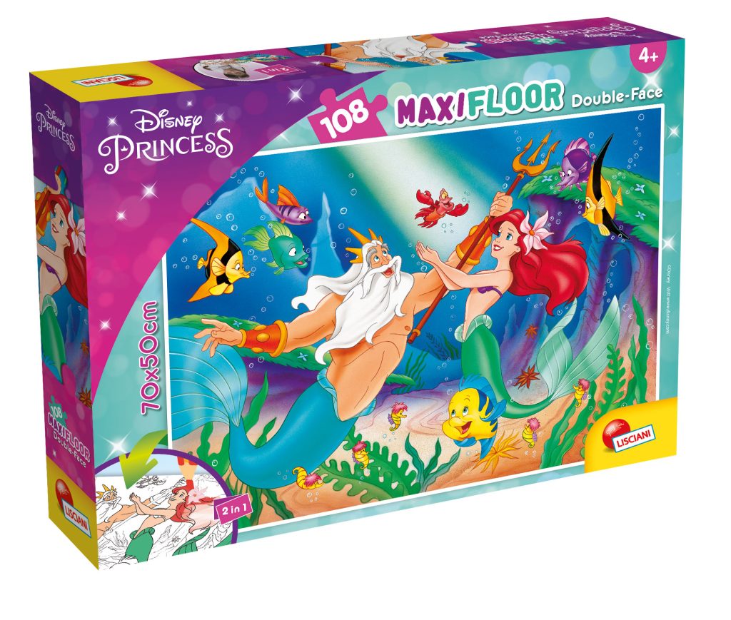 Photo 1 of the game DISNEY PUZZLE DF SUPERMAXI 108 THE LITTLE MERMAID