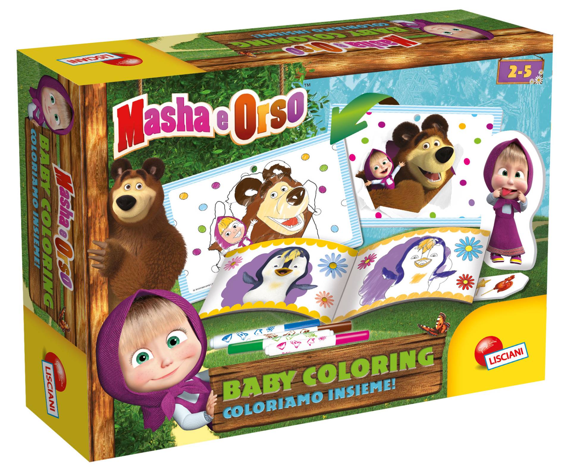 Photo 1 of the game MASHA BABY COLOURING - LET'S COLOUR TOGETHER!