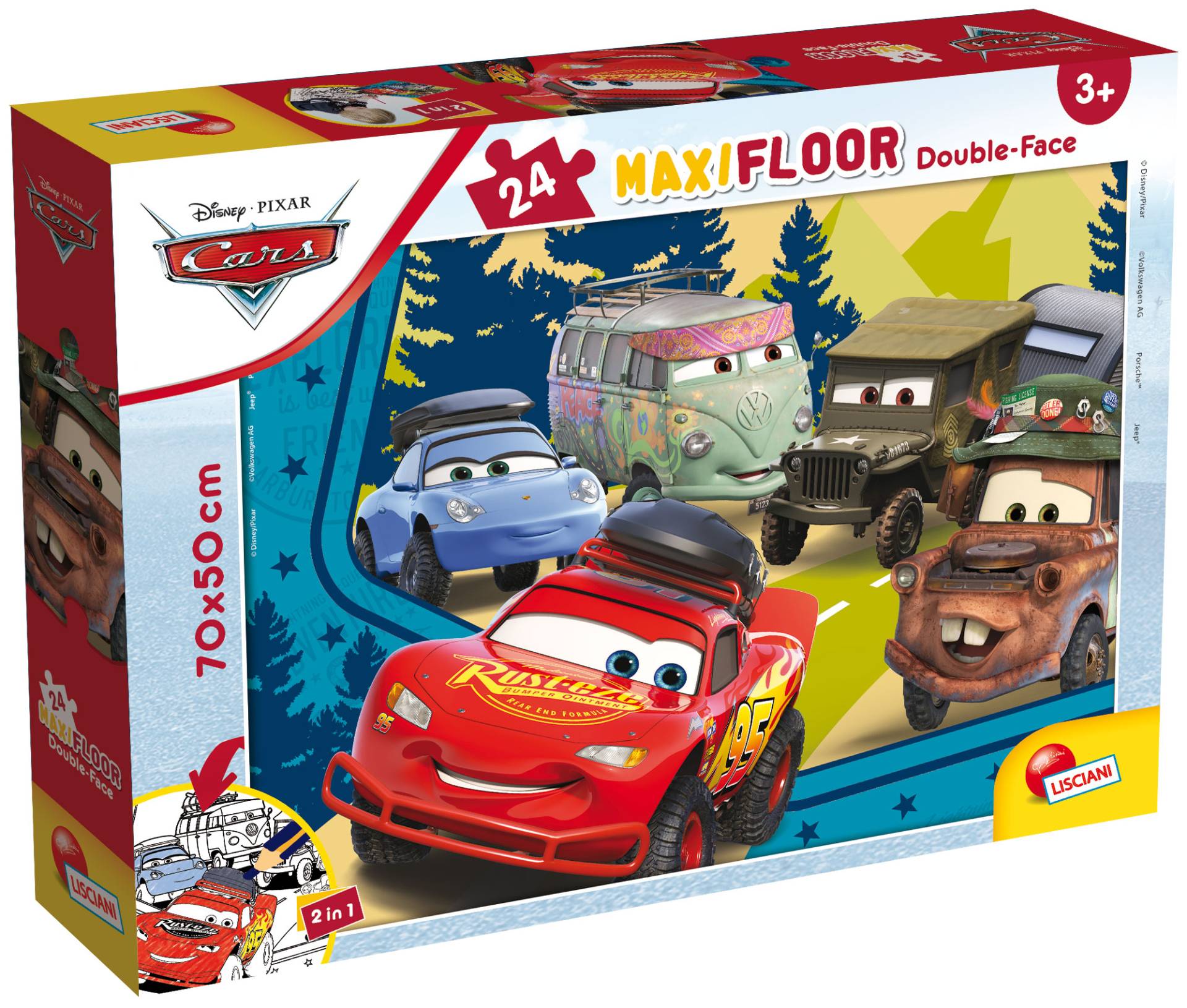 Foto 1 des Spiels DISNEY PUZZLE DF MAXI FLOOR 24 CARS