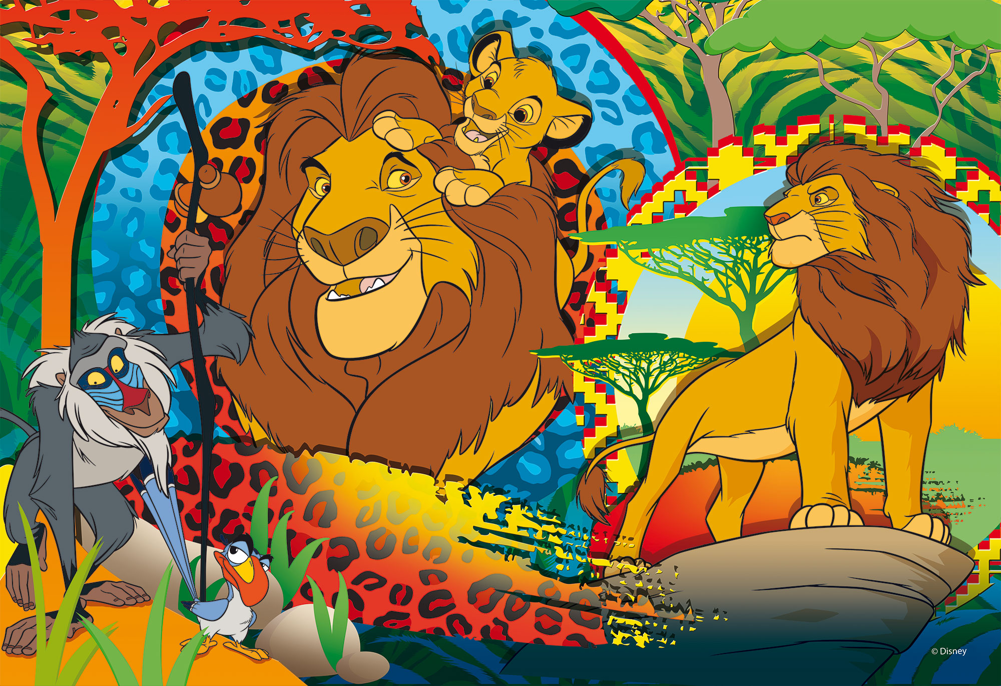 Photo 2 of the game DISNEY ECO-PUZZLE DF LION KING 24