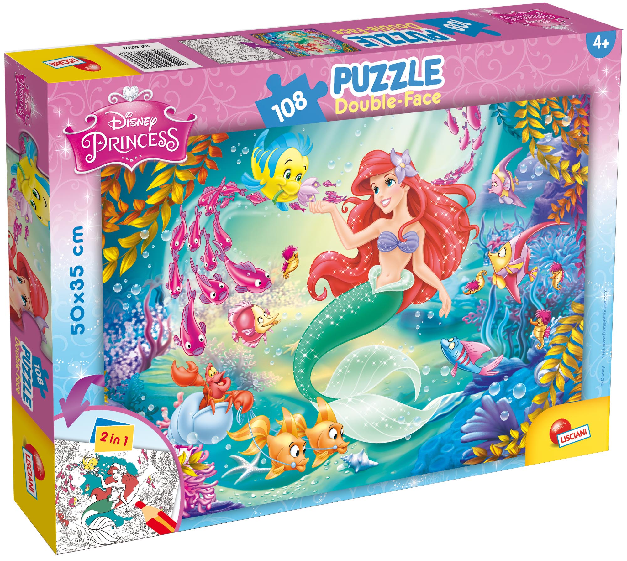 Photo 1 of the game DISNEY PUZZLE DF PLUS 108 THE LITTLE MERMAID