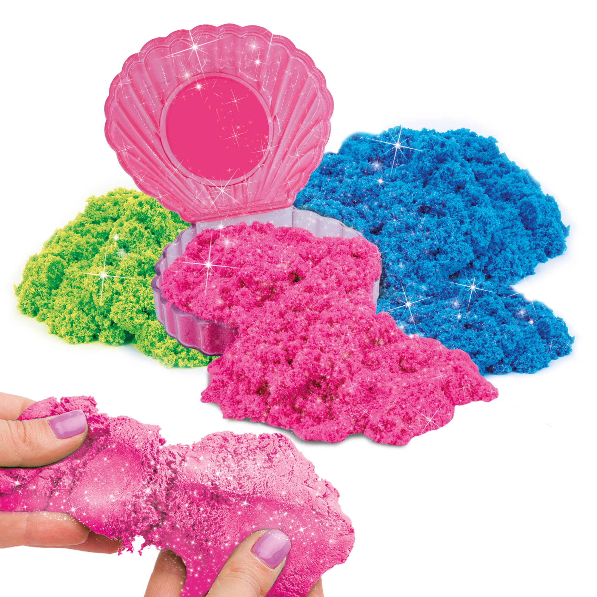 Photo 4 of the game BARBIE GLITTER SAND SHELL COMBO 350 GR