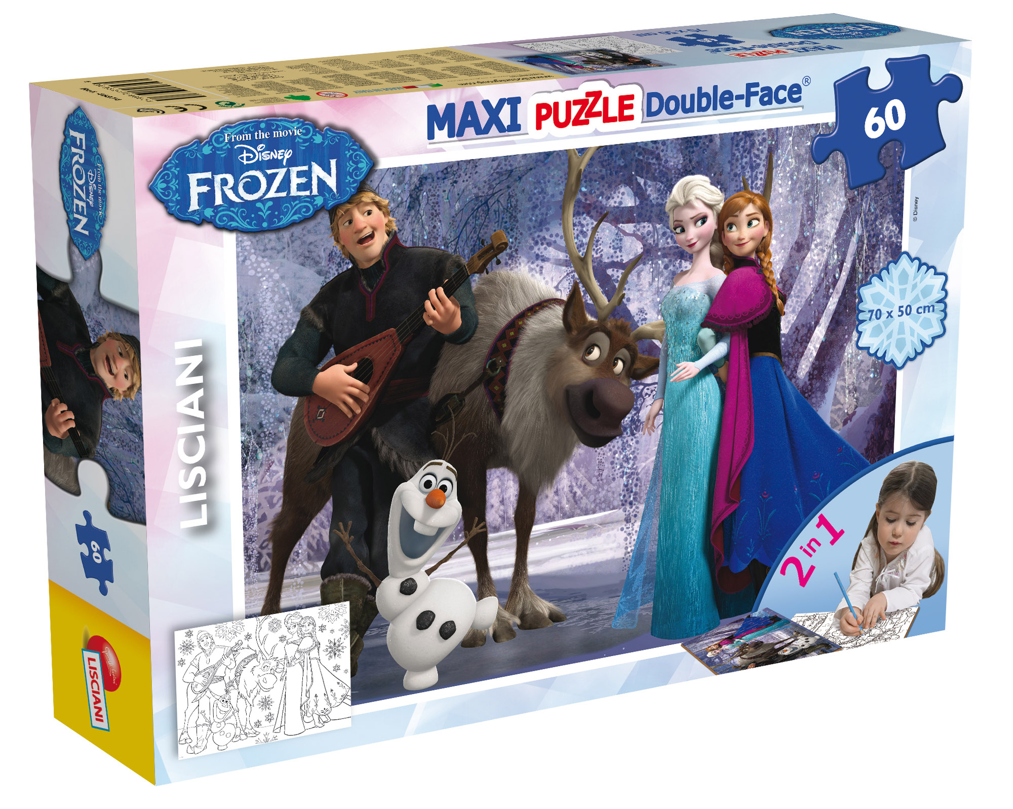 Photo 1 of the game DISNEY PUZZLE DF SUPERMAXI 60 FROZEN - MUSIC AND FUN