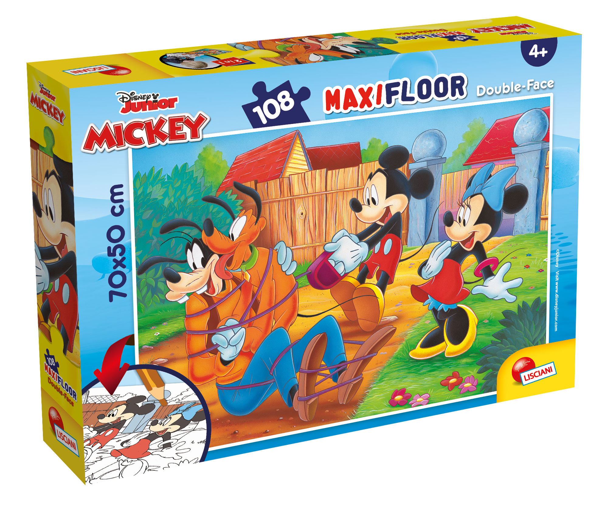 Photo 1 of the game DISNEY PUZZLE DF SUPERMAXI 108 MICKEY MOUSE - MY FRIENDS