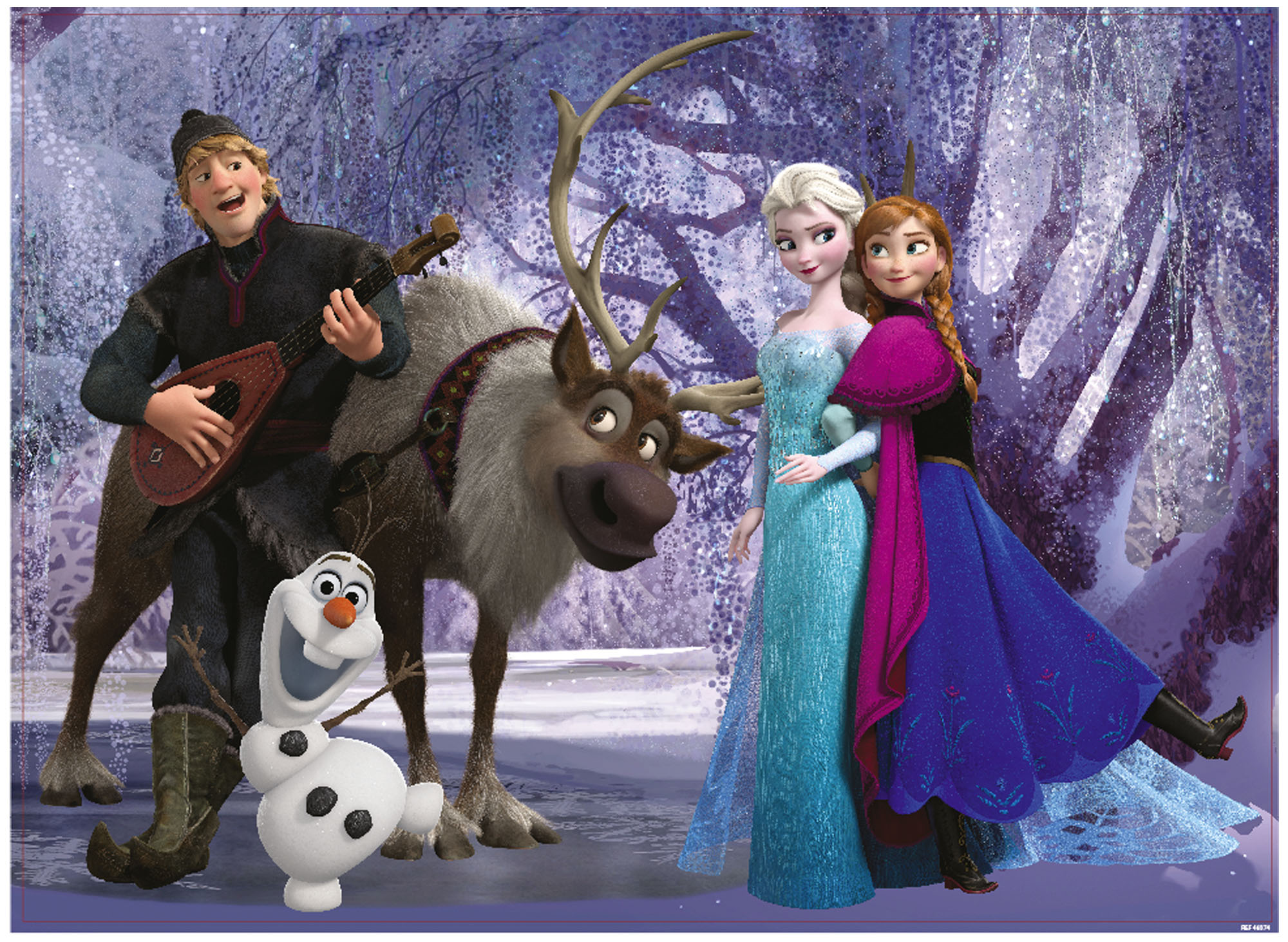 Photo 2 of the game DISNEY PUZZLE DF SUPERMAXI 60 FROZEN - MUSIC AND FUN